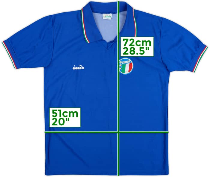 1986-91 Italy Home Shirt #13 - 6/10 - (L)