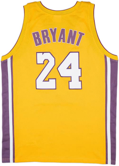 2006-10 LA Lakers Bryant #24 Champion Authentic Home Jersey - 4/10 - (XL)
