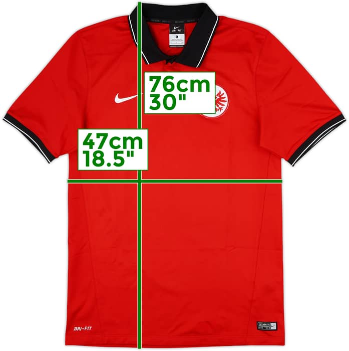 2015-16 Eintracht Frankfurt Nike Polo Shirt - 9/10 - (S)