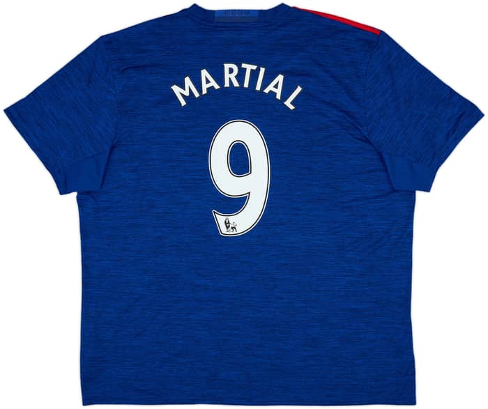 2016-17 Manchester United Away Shirt Martial #9 - 10/10 - (XXL)