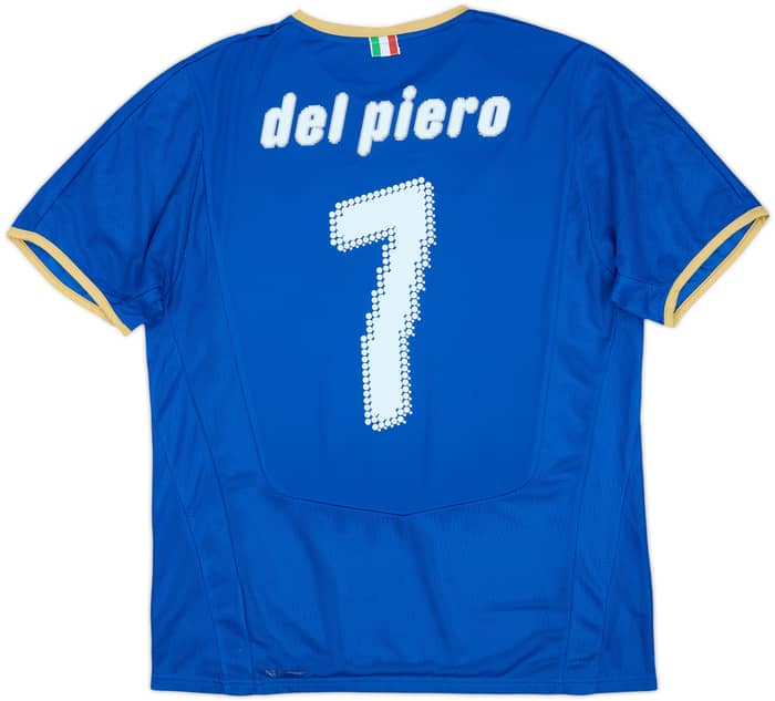 2007-08 Italy Home Shirt Del Piero #7 - 4/10 - (L)