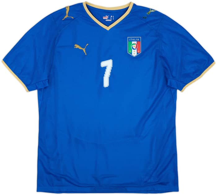 2007-08 Italy Home Shirt Del Piero #7 - 4/10 - (L)
