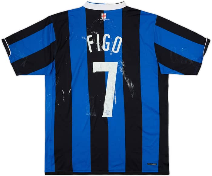 2006-07 Inter Milan Home Shirt Figo #7 - 4/10 - (L)