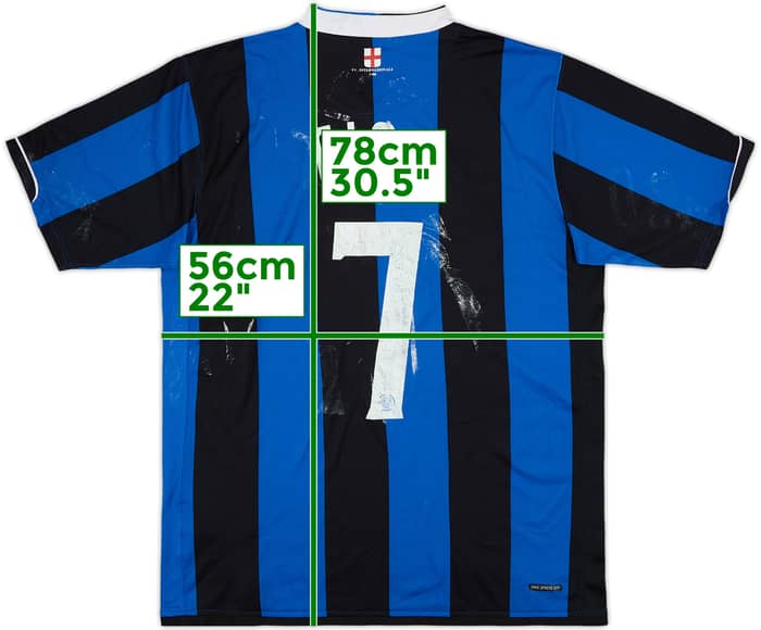 2006-07 Inter Milan Home Shirt Figo #7 - 4/10 - (L)