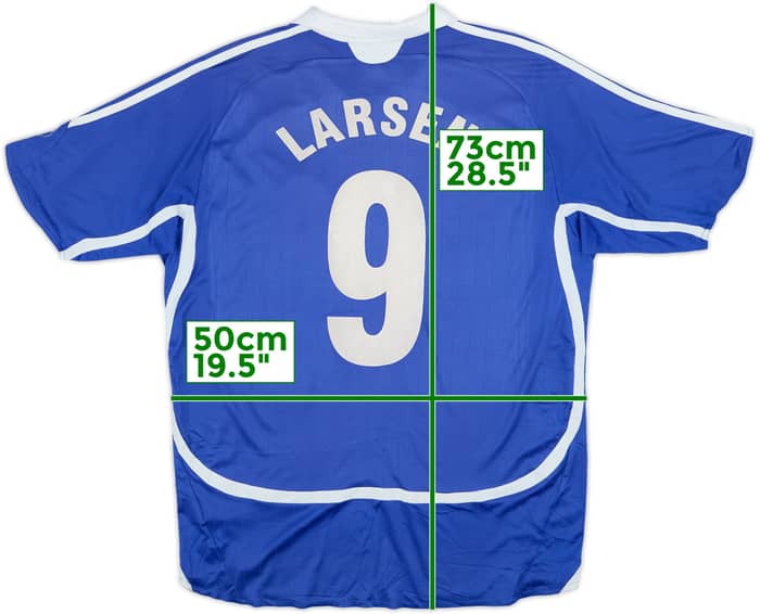 2006-07 Schalke Home Shirt Larsen #9 - 5/10 - (XL.Boys)