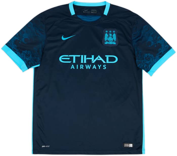 2015-16 Manchester City Away Shirt Silva #21 - 8/10 - (L)