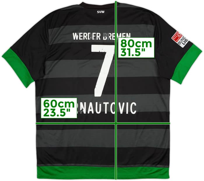 2012-13 Werder Bremen Away Shirt Arnautovic #7 - 4/10 - (XL)