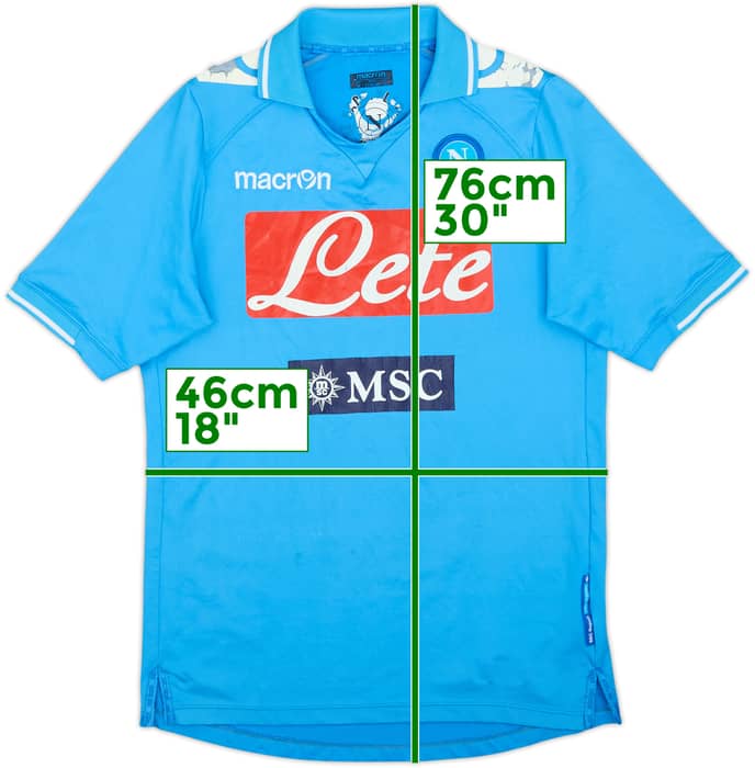 2011-12 Napoli Home Shirt - 4/10 - (M)