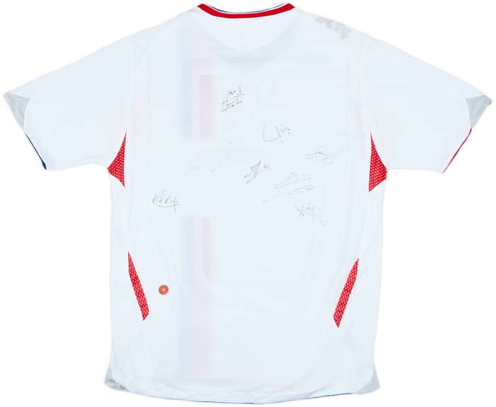 2006-08 Lyon Signed Home Shirt - 5/10 - (L)