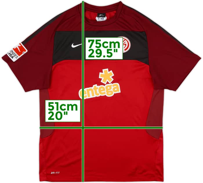 2010-11 Nike Template Shirt (FSV Mainz) - 8/10 - (M)