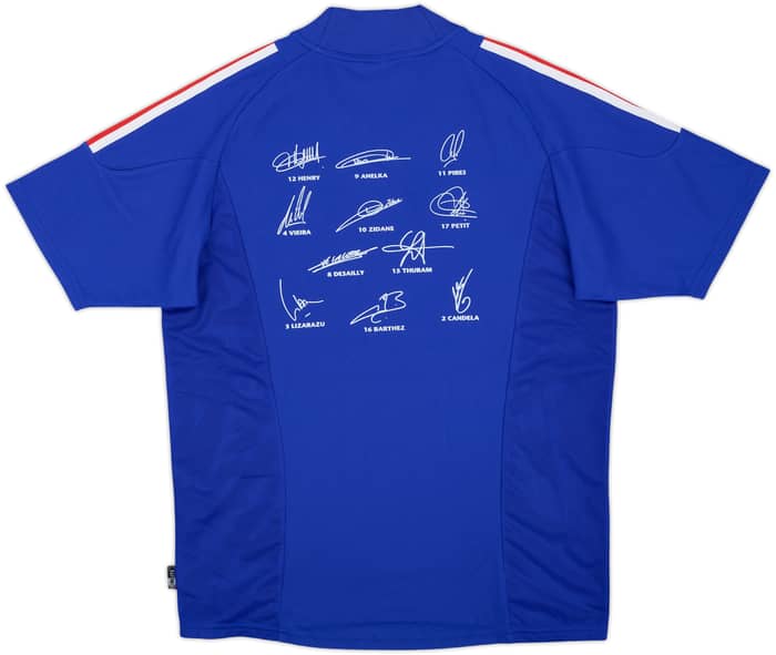 2002-04 France 'Signed' Home Shirt - 6/10 - (M)