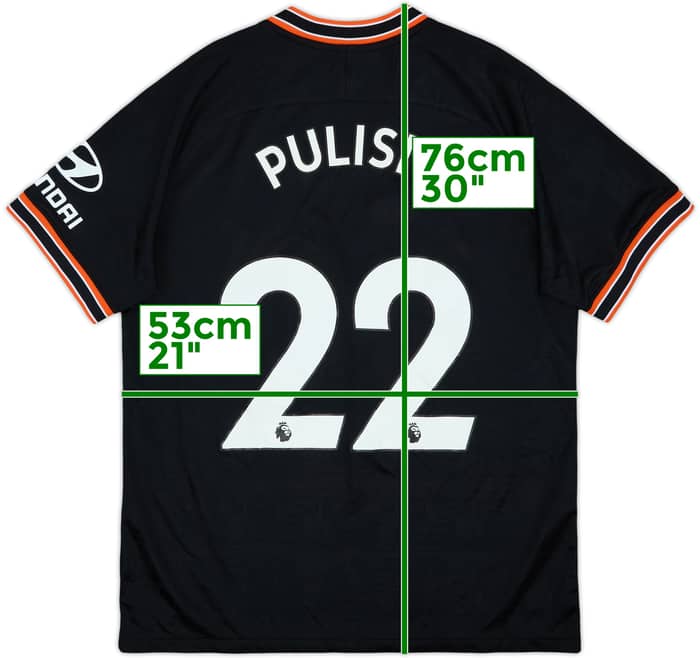 2019-20 Chelsea Third Shirt Pulisic #22 - 9/10 - (L)