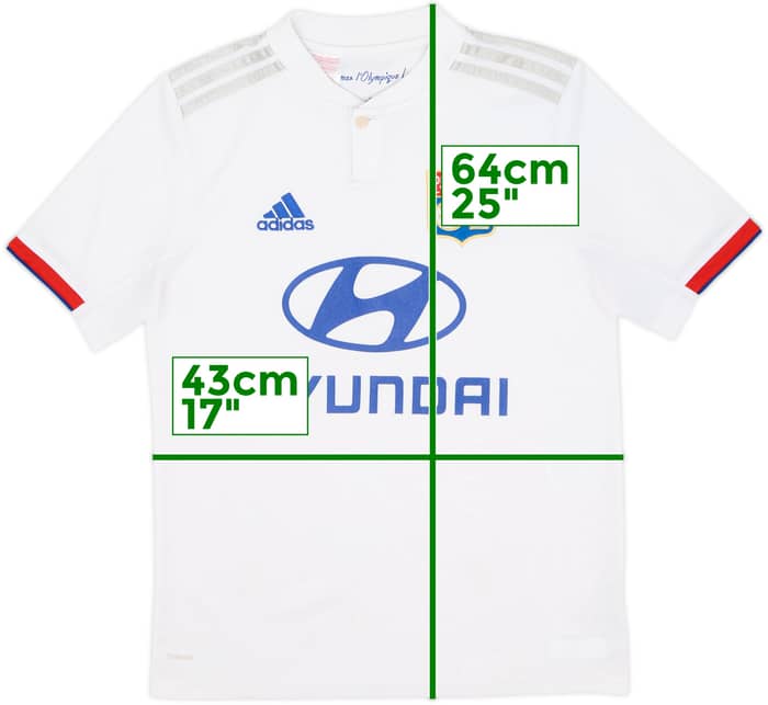 2019-20 Lyon Home Shirt - 8/10 - (L.Boys)