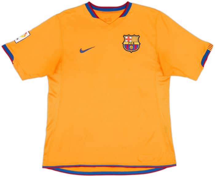 2006-08 Barcelona Away Shirt Ronaldinho #10 - 8/10 - (S)