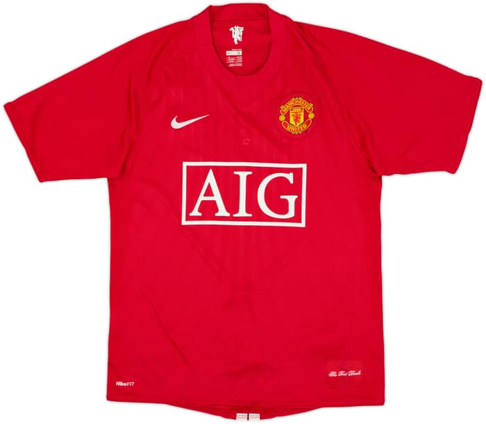 2007-09 Manchester United Home Shirt Ronaldo #7 - 7/10 - (S)