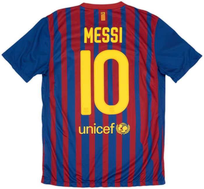 2011-12 Barcelona Home Shirt Messi #10 - 5/10 - (M)