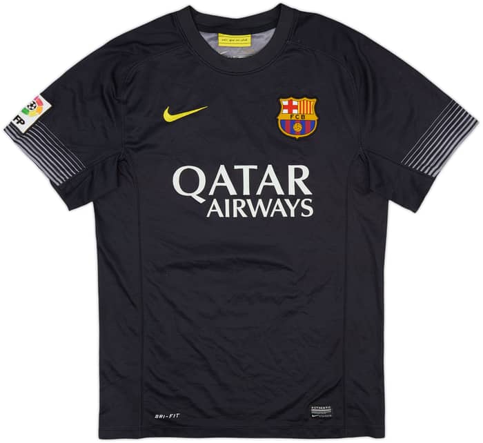 2013-14 Barcelona GK S/S Shirt - 5/10 - (S)
