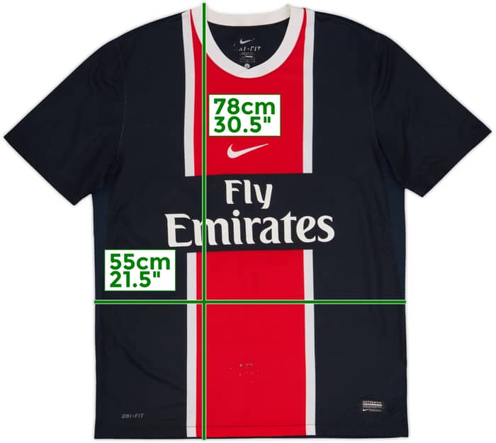 2011-12 Paris Saint-Germain 'Signed' Home Shirt - 6/10 - (L)