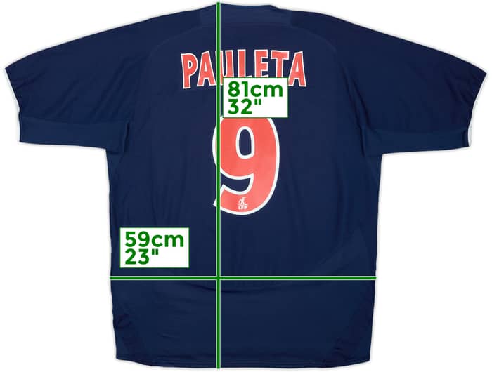 2003-04 Paris Saint-Germain Home Shirt Pauleta #9 - 5/10 - (XL)
