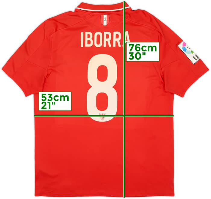 2015-16 Sevilla Away Shirt Iborra #8 - 5/10 - (L)