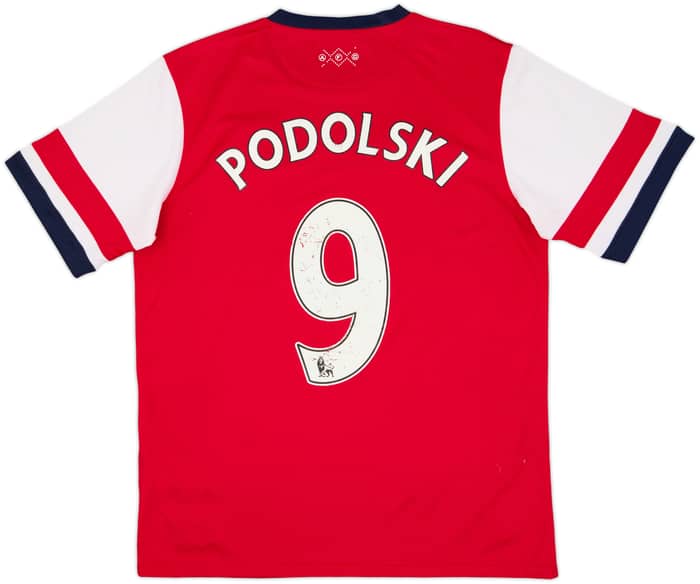 2012-14 Arsenal Home Shirt Podolski #9 - 5/10 - (L)