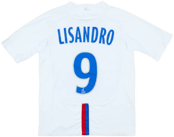 2006-08 Lyon Home Shirt Lisandro #9 - 6/10 - (M.Boys)