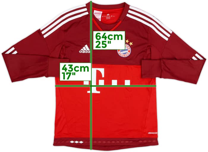2015-16 Bayern Munich GK Shirt - 5/10 - (L.Boys)