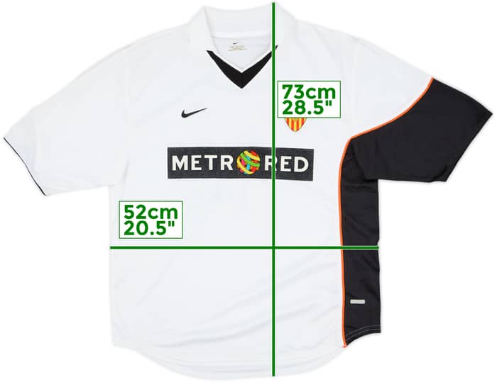 2001-02 Valencia Home Shirt Aimar #21 - 5/10 - (M)