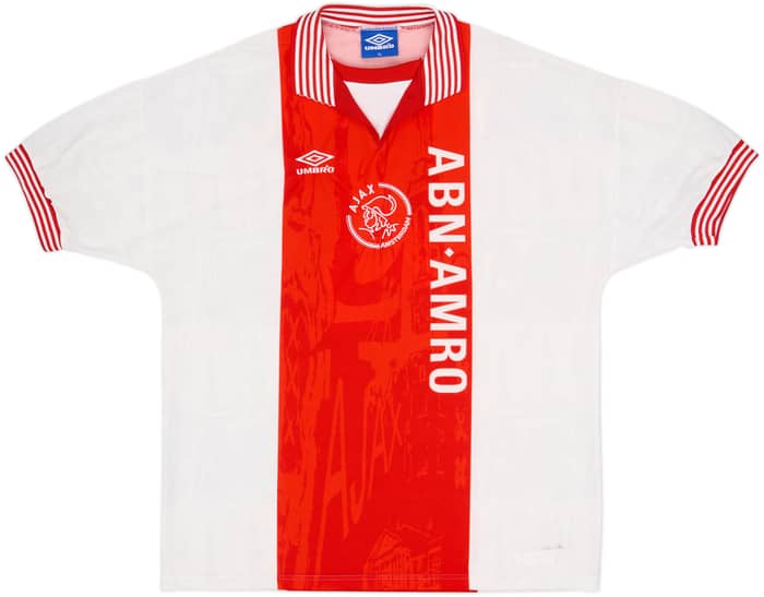 1996-97 Ajax Home Shirt F.De Boer #4 - 7/10 - (XL)