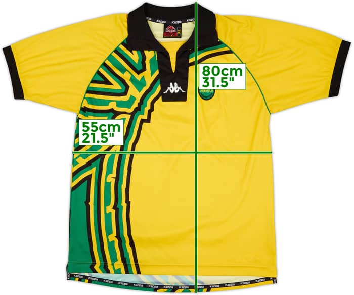 1998-00 Jamaica Home Shirt - 8/10 - (XL)