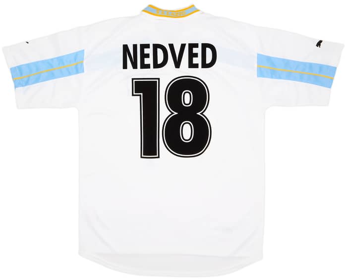 1999-00 Lazio Centenary Home Shirt Nedved #18 - 8/10 - (XL)