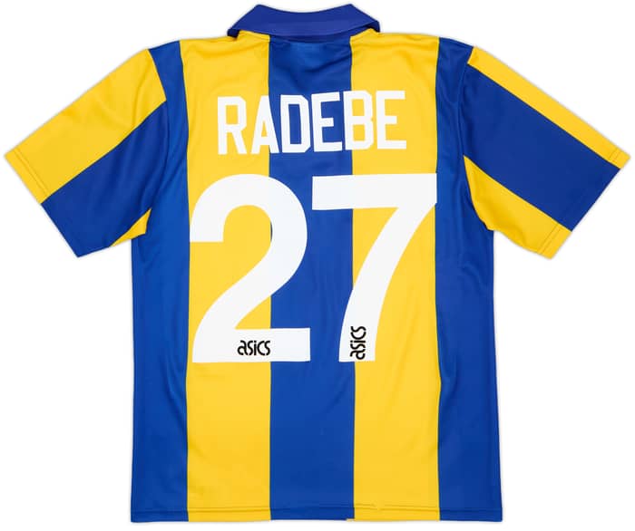 1993-95 Leeds United Away Shirt Radebe #27 - 6/10 - (S)