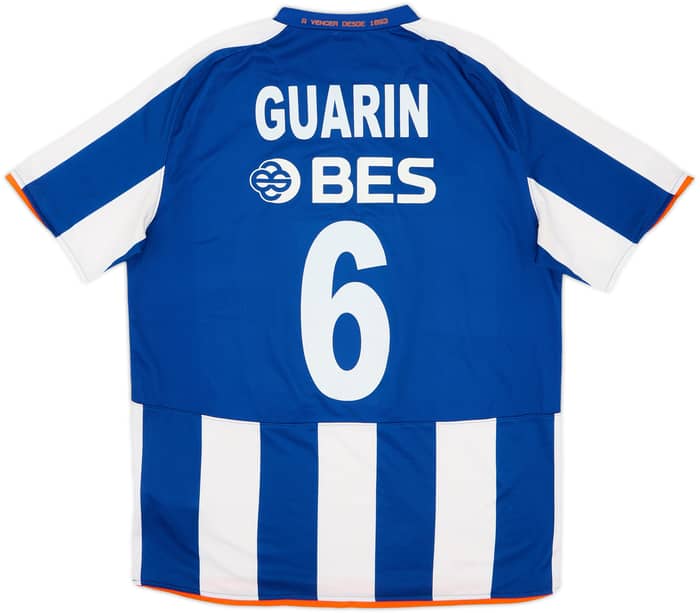 2008-09 Porto Home Shirt Guarin #6 - 6/10 - (L)