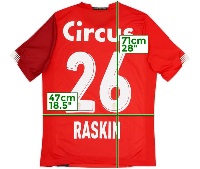 2020-21 Standard Liege Home Shirt Raskin #26 - 9/10 - (S)