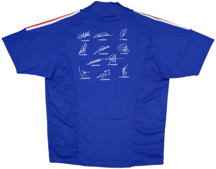 2002-04 France 'Signed' Home Shirt - 9/10 - (L)