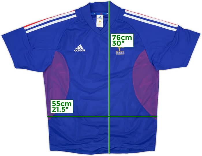 2002-04 France 'Signed' Home Shirt - 9/10 - (L)