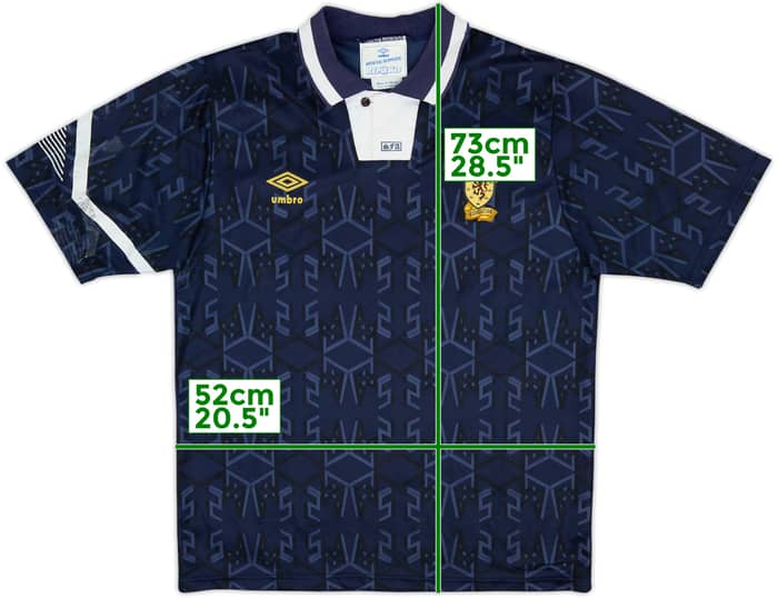1991-94 Scotland Home Shirt - 7/10 - (M)