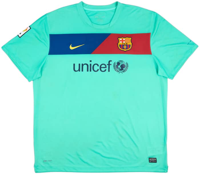 2010-11 Barcelona Away Shirt Messi #10 - 5/10 - (XXL)