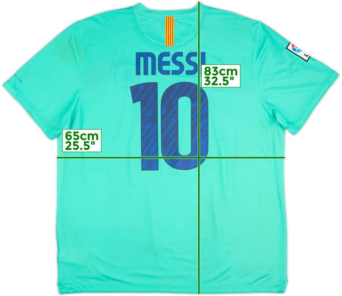 2010-11 Barcelona Away Shirt Messi #10 - 5/10 - (XXL)