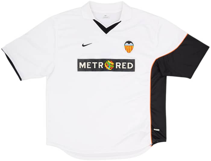 2001-02 Valencia Home Shirt Aimar #21 - 8/10 - (XL)