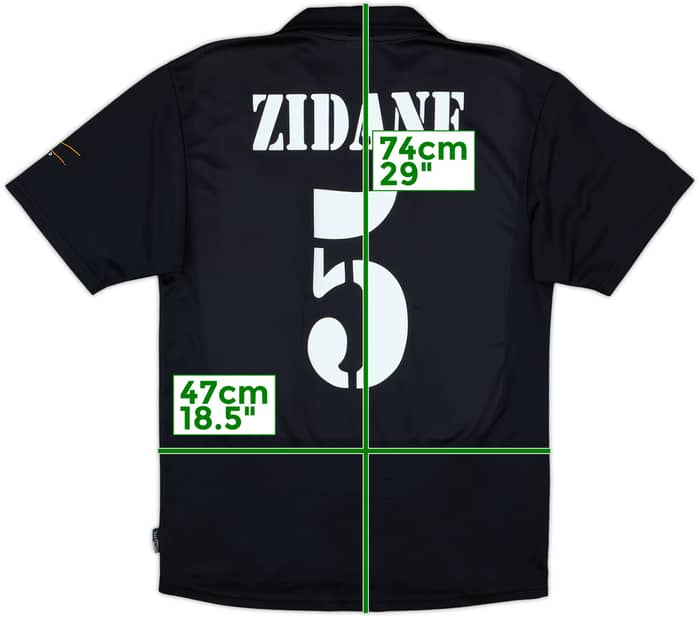 2002-03 Real Madrid Centenary Away Shirt Zidane #5 - 5/10 - (S)