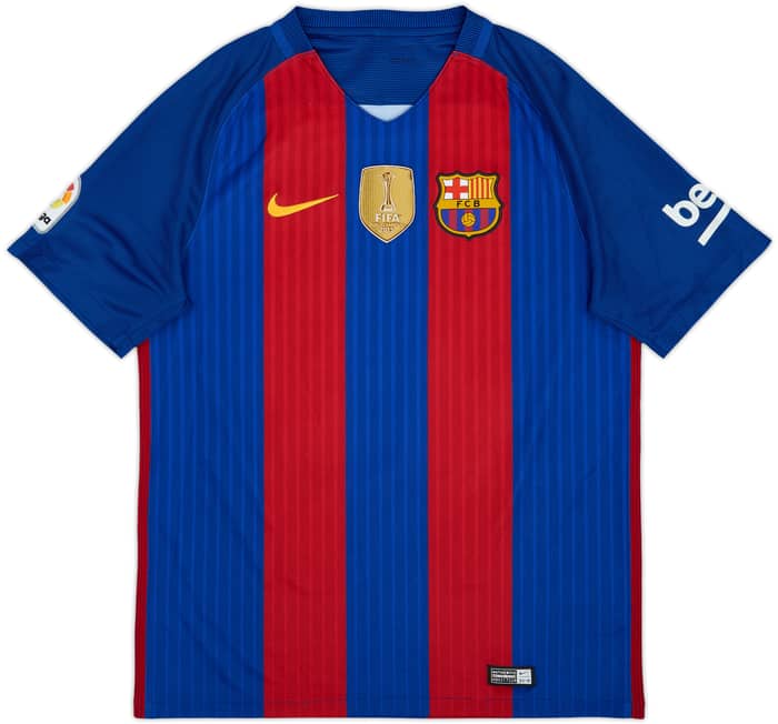 2016-17 Barcelona Home Shirt Messi #10 - 7/10 - (M)