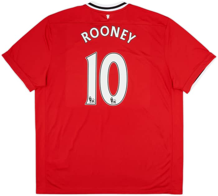 2011-12 Manchester United Home Shirt Rooney #10 - 9/10 - (XXL)