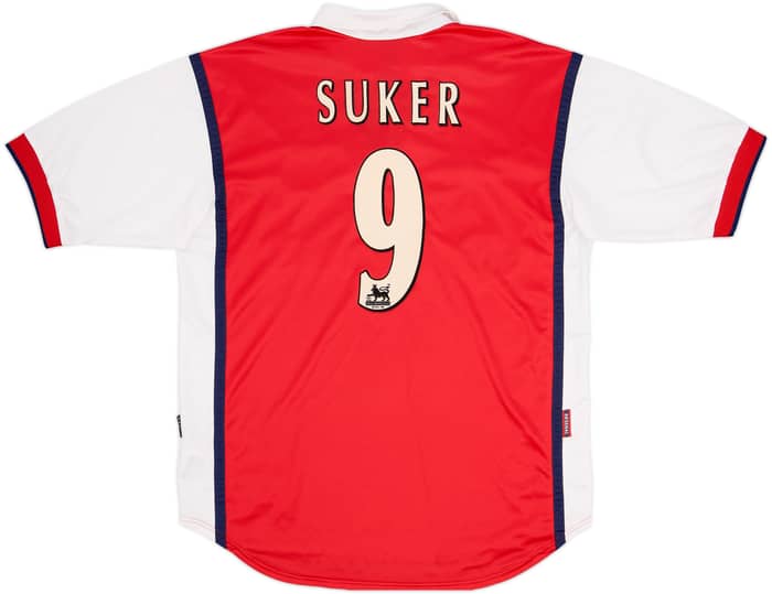 1999-00 Arsenal Home Shirt Suker #9 - 8/10 - (L)