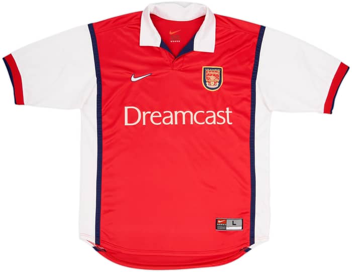 1999-00 Arsenal Home Shirt Suker #9 - 8/10 - (L)