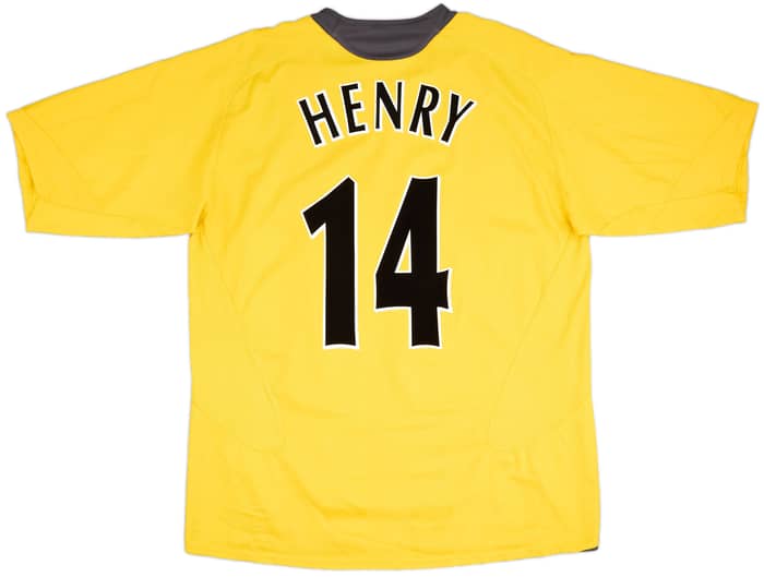 2005-06 Arsenal Away Shirt Henry #14 - 8/10 - (XL)