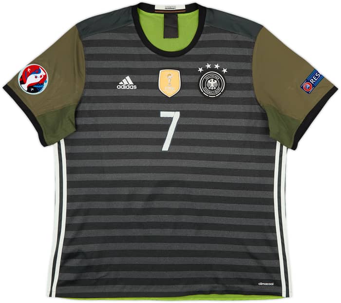 2015-17 Germany Away Shirt Schweinsteiger #7 - 8/10 - (XXL)