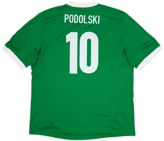 2012-13 Germany Away Shirt Podolski #10 - 9/10 - (XXL)