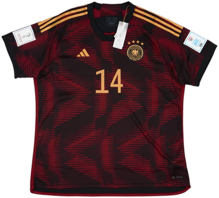 2022-23 Germany Away Shirt Musiala #14 (XXL)