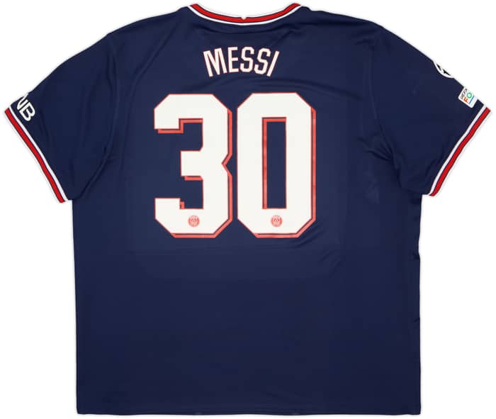 2021-22 Paris Saint-Germain Home Shirt Messi #30 - 8/10 - (XXL)